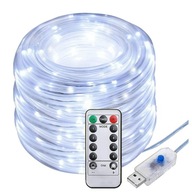 SVETLO HADICE 100LED SVETLÁ NA VIANOČNÝ STROMČEK USB DIAĽKOVÉ 12M SVETLO HADICE 100LED SVETLÁ NA VIANOČNÝ STROMČEK USB DIAĽKOVÉ 12M