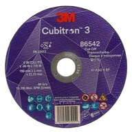3M Cubitron 3 rezací kotúč, 86542, P60+, T41, 150 mm x 2 mm x 22,23 mm 3M Cubitron 3 rezací kotúč, 86542, P60+, T41, 150 mm x 2 mm x 22,23 mm