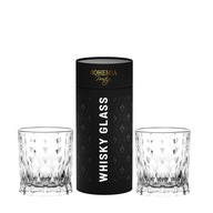 Krištáľové poháre na whisky Bohemia Conte 340 ml 2 ks ako darček TUBA