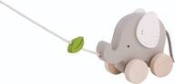 Drevená hračka na ťahanie slona Gokiho