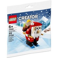 LEGO 30580 CREATOR Santa Claus na lyžiach