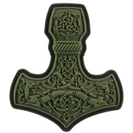 NÁPRAVA 3D ZNAK Mjölnir THOR'S HAMER VEĽKÉ PVC M-TAC OLIVE NÁPRAVA 3D ZNAK Mjölnir THOR'S HAMER VEĽKÉ PVC M-TAC OLIVE