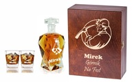 KRABIČKA, KARAFA, POHÁRE NA WHISKY S GRAVÍNOM! KRABIČKA, KARAFA, POHÁRE NA WHISKY S GRAVÍNOM!