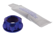 Matica zadnej nápravy 27mm titánovo modrá ZXR 750 Matica zadnej nápravy 27mm titánovo modrá ZXR 750