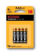 Alkalická batéria Kodak AAA (R3) 4 ks. Alkalická batéria Kodak AAA (R3) 4 ks.