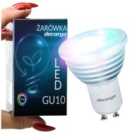 Farebná RGB LED žiarovka GU10 PRE STROPNÉ SVETLÁ Farebná RGB LED žiarovka GU10 PRE STROPNÉ SVETLÁ