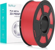 SUNLU FILAMENT 1,75mm 1kg RED RED PLA META SUNLU FILAMENT 1,75mm 1kg RED RED PLA META