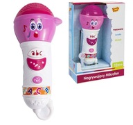Smily NAHRÁVACÍ MIKROFÓN Hračka svieti a hrá Pink Smily NAHRÁVACÍ MIKROFÓN Hračka svieti a hrá Pink