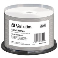 Verbatim CD-R, 43745, DataLifePlus Wide Inkjet Pri Verbatim CD-R, 43745, DataLifePlus Wide Inkjet Pri