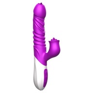 Vibrátor - Silikónový Vibrátor USB 10 Funkcia a funkcia ťahu / Heati Vibrátor - Silikónový Vibrátor USB 10 Funkcia a funkcia ťahu / Heati
