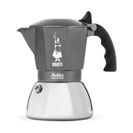 BIALETTI - BRIKKA INDUCTION 4 ŠÁLKY ESPRESSA ČIERNY, STRIEBORNÝ