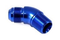 Plnoprietoková spojka 45° AN10 3/4"-14NPT Plnoprietoková spojka 45° AN10 3/4"-14NPT