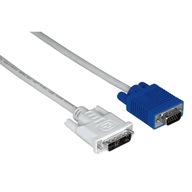 VGA kábel (15p HDD M.) - DVI (DVI-I M.) 1,8m. HAMA