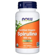Now Foods Spirulina - 100 tabliet 500 mg BIO