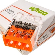 elektrická rýchlospojka 3x2,5 2273-203 100 ks elektrická rýchlospojka 3x2,5 2273-203 100 ks