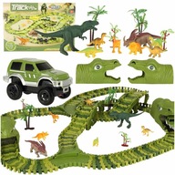 Závodná dráha dinosaurov autíčka 240 kusov Závodná dráha dinosaurov autíčka 240 kusov