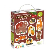 CzuCzu Progressive Puzzle Zvieratká v lese 2+ CzuCzu Progressive Puzzle Zvieratká v lese 2+
