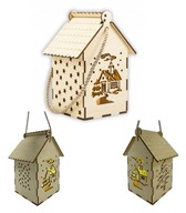 Drevený adventný lampáš pre Roráty LAMPIÓN NA VIANOČNÚ LED DEKORÁCIU Drevený adventný lampáš pre Roráty LAMPIÓN NA VIANOČNÚ LED DEKORÁCIU