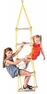 Drevený vežový špagátový rebrík Detský 60 kg