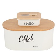 OCEĽOVÁ PEKÁRŇA CHLEBA + NÁDOBA NA MASLO S ČEPELOU E-6022 OCEĽOVÁ PEKÁRŇA CHLEBA + NÁDOBA NA MASLO S ČEPELOU E-6022
