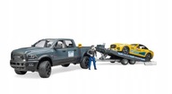 Auto Dodge RAM 2500 Power Wagon s odťahovkou a autom Auto Dodge RAM 2500 Power Wagon s odťahovkou a autom
