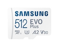 SAMSUNG EVO+ 512 GB micro SDXC UHS U3 V30 A2 130Ms