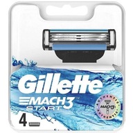Gillette Mach3 Start náhradné žiletky 4 ks