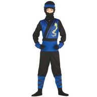 KOSTÝM SHADOW NINJA samurajský bojovník 7-9 rokov KOSTÝM SHADOW NINJA samurajský bojovník 7-9 rokov