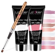 Gél na lakovanie stavebný gél na ohybné nechty 2x ACRYL GEL 50ml + ŠTEFEK Gél na lakovanie stavebný gél na ohybné nechty 2x ACRYL GEL 50ml + ŠTEFEK