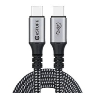 USB4 C - C ESTUFF KÁBEL 40 GBPS 1,2 M USB4 C - C ESTUFF KÁBEL 40 GBPS 1,2 M