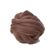 Vlna česaná MERINO 22-24mic MOCCA 500g Vlna česaná MERINO 22-24mic MOCCA 500g