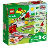 LEGO DUPLO 10882 Koľaje Výhybky Prechod závor LEGO DUPLO 10882 Koľaje Výhybky Prechod závor