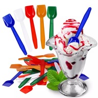 Opakovane použiteľné naberačky na zmrzlinu a vafle PS FAREBNÉ 10cm 1000ks 1,2kg Opakovane použiteľné naberačky na zmrzlinu a vafle PS FAREBNÉ 10cm 1000ks 1,2kg