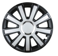 Čierno-strieborné kryty automobilov FLASH 14 sád