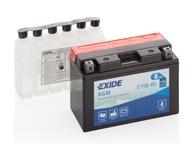 Batéria pre motorku 12V 8Ah EXIDE AGM ET9B-BS Batéria pre motorku 12V 8Ah EXIDE AGM ET9B-BS