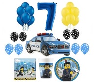 Sada 7 dekorácií LEGO City k 7. narodeninám