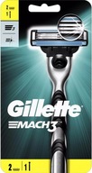 Gillette Mach 3 žiletka + 2 náboje