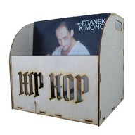 Hip-hopový vinylový box.Box vinylových platní