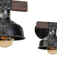 FARO BLACK / WOOD nástenné svietidlo 1xE27 60W