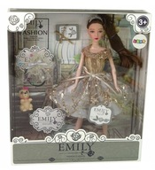 Bábika Emily, dlhé vlasy, pes Bábika Emily, dlhé vlasy, pes