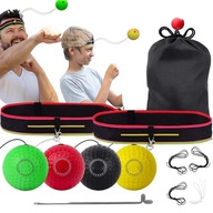 4x BOJOVÁ REFLEXNÁ LOPTA Reflexná loptička NA TRÉNING BOXU 4x BOJOVÁ REFLEXNÁ LOPTA Reflexná loptička NA TRÉNING BOXU