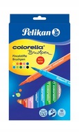 Štetcové fixky Pelikan Colorella 10 farieb