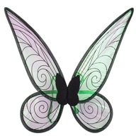 Fairy Wings FAIRY ELF WIZARD Cosplay outfit Čierny hologram