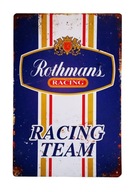 ROTHMANS RACING TEAM dekoračná TABUĽA 20x30 ROTHMANS RACING TEAM dekoračná TABUĽA 20x30