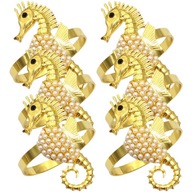 Spona na obrúsky Seahorse Ocean 6 ks Spona na obrúsky Seahorse Ocean 6 ks