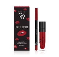 Golden Rose Matte Lipkit Scarlet Red Lipkit Kit Golden Rose Matte Lipkit Scarlet Red Lipkit Kit