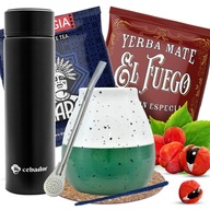 Yerba Mate tekvica THERMOS sada pre začiatočníkov