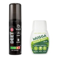 Vaco DEET 50% silný prípravok proti komárom, kliešťom, hmyzu + Mugga balzam 50 ml Vaco DEET 50% silný prípravok proti komárom, kliešťom, hmyzu + Mugga balzam 50 ml