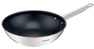 WOK PAN TEFAL COOK 28 TITANIUM INDUCTION INOX WOK PAN TEFAL COOK 28 TITANIUM INDUCTION INOX