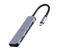 USB-C 6v1 multiportový adaptér, HDMI, USB 3.1, USB 2.0x2, čítačka kariet